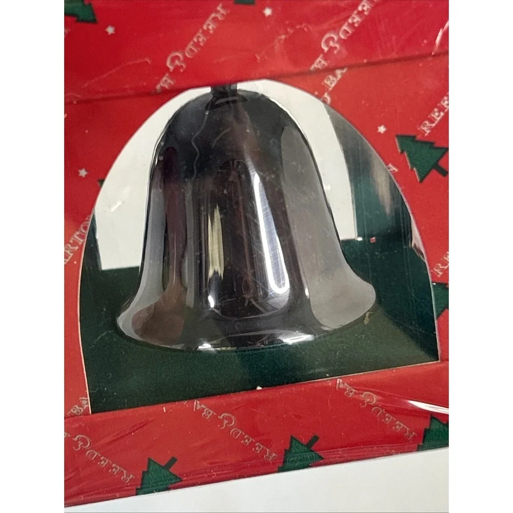 Reed‎ And Barton 1995 Silver Plated Christmas Bell New In Box